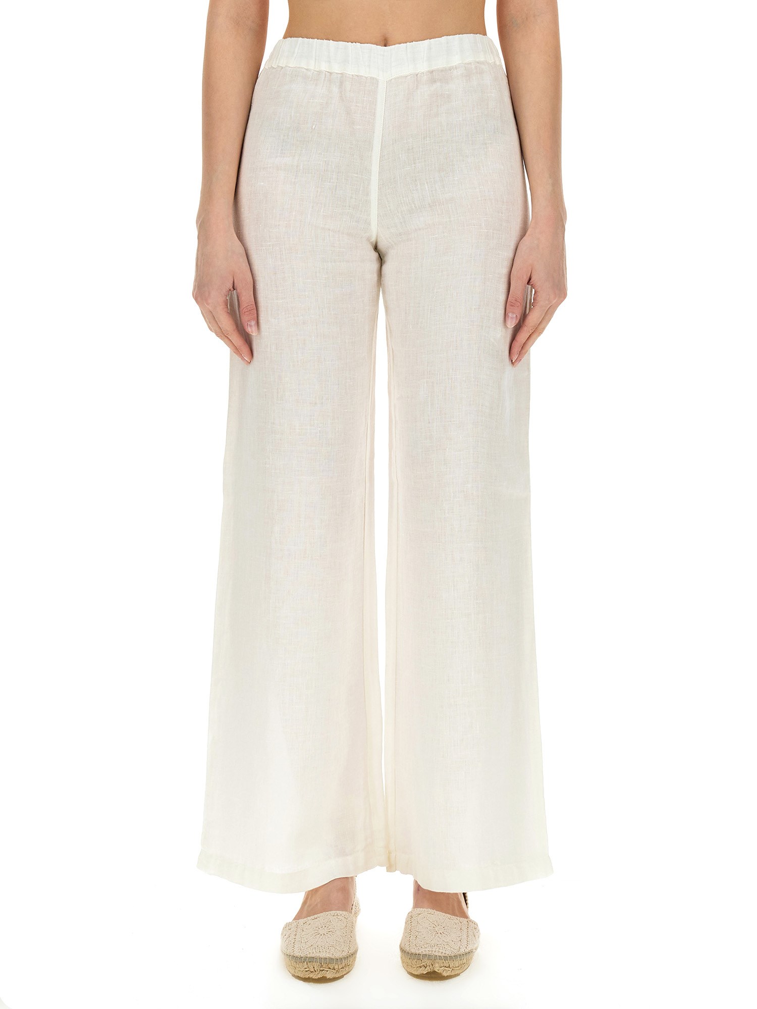 120% linen wide leg pants