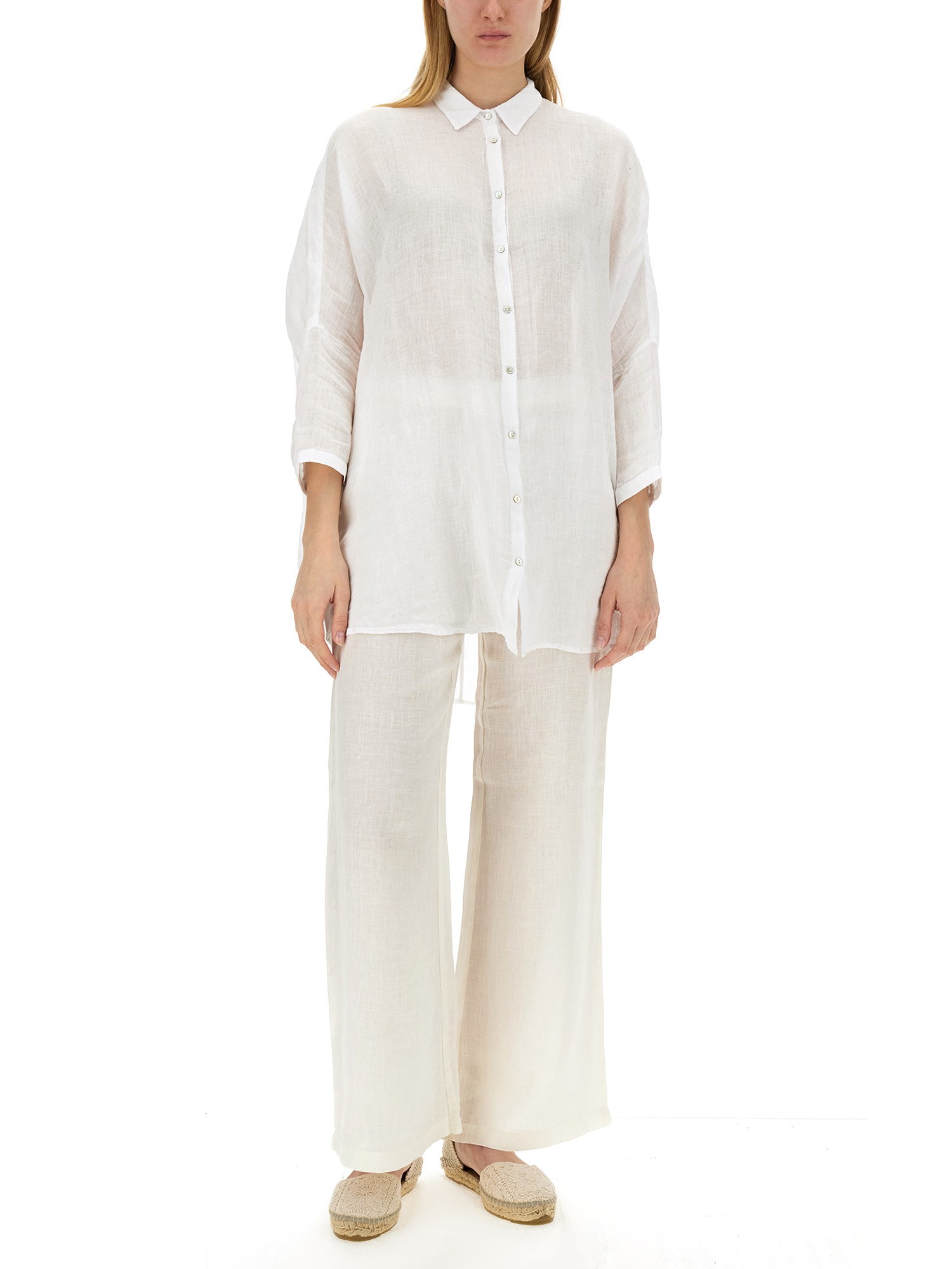 120% linen wide leg pants