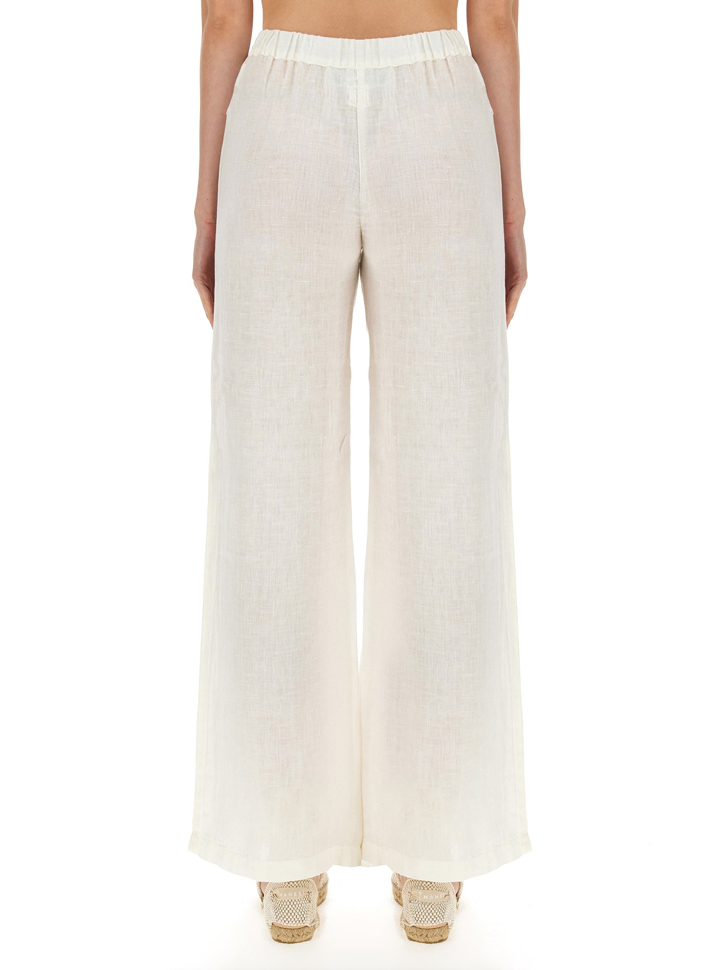 120% linen wide leg pants