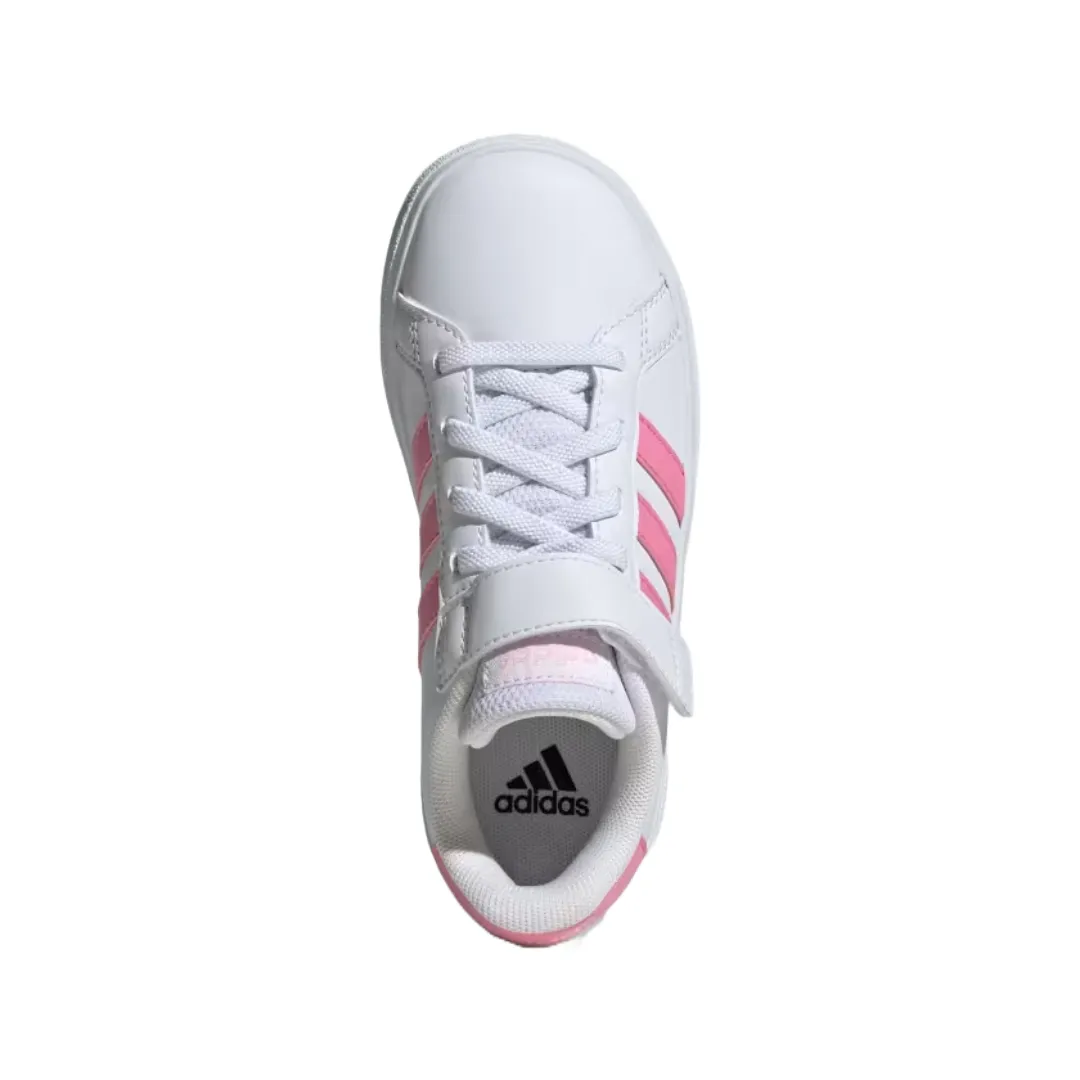 adidas Unisex Kid’s Grand Court 2.0  Elastic Lace  Shoes