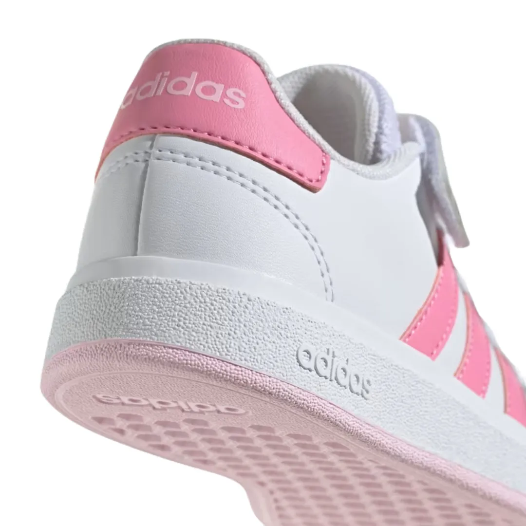 adidas Unisex Kid’s Grand Court 2.0  Elastic Lace  Shoes