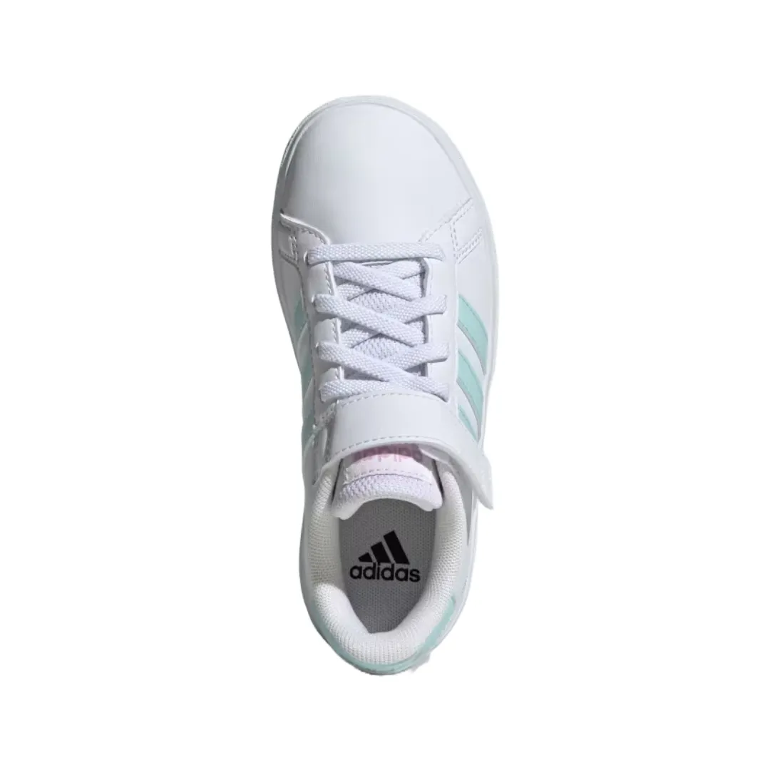 adidas Unisex Kid’s Grand Court 2.0  Elastic Lace  Shoes