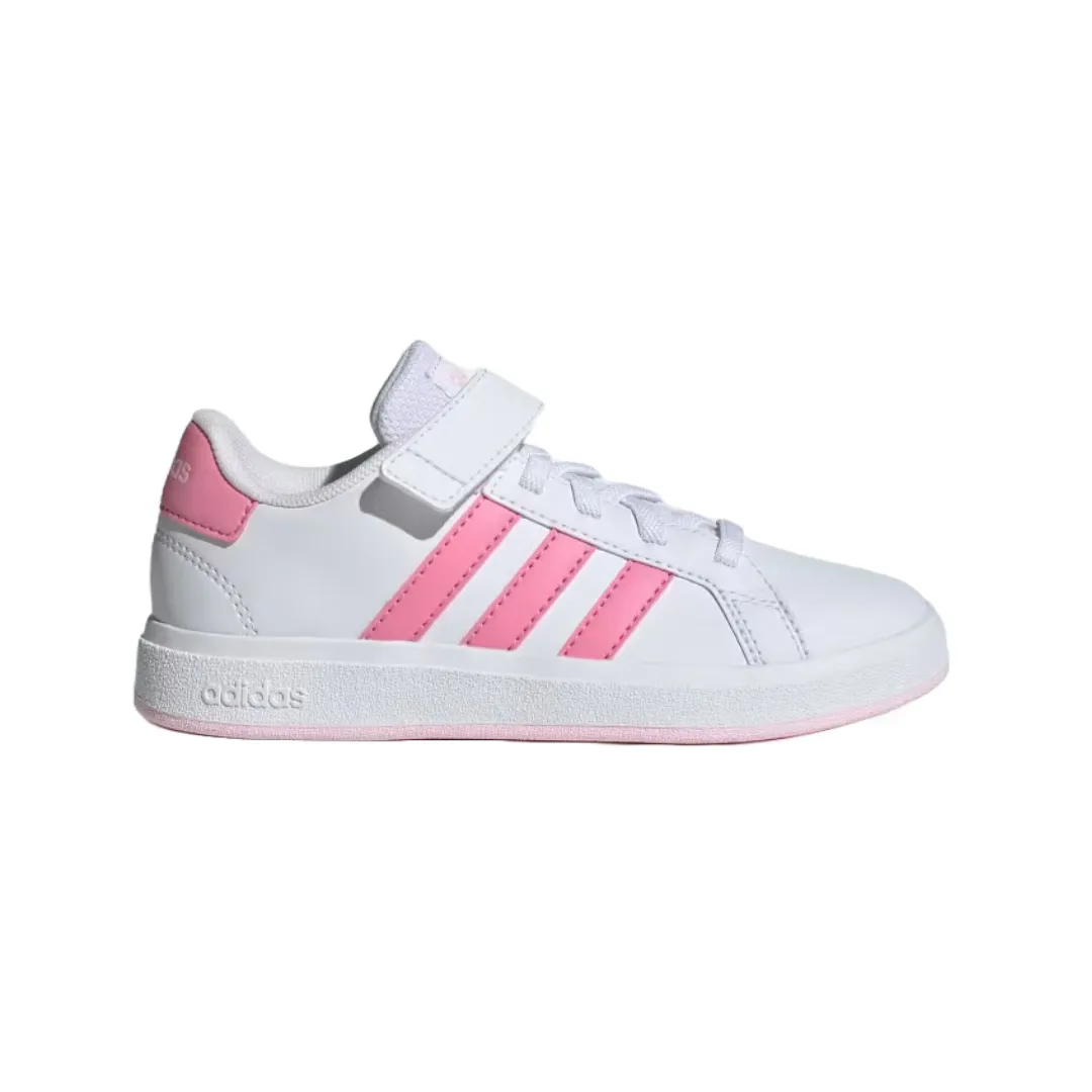 adidas Unisex Kid’s Grand Court 2.0  Elastic Lace  Shoes