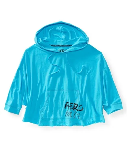 Aeropostale Womens Animal Hooded Hoodie Sweatshirt