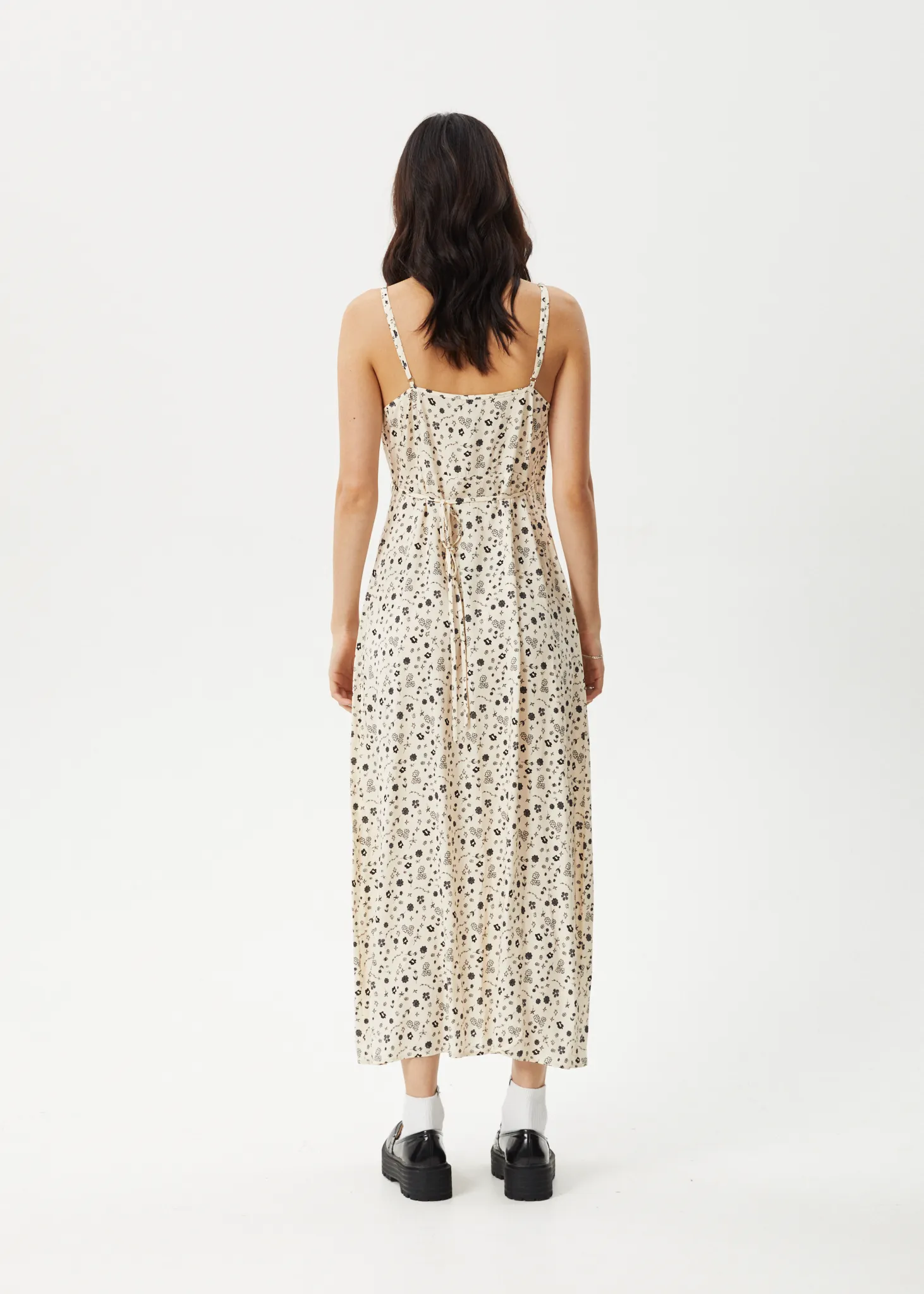 AFENDS Womens Rooney - Maxi Dress - Sesame