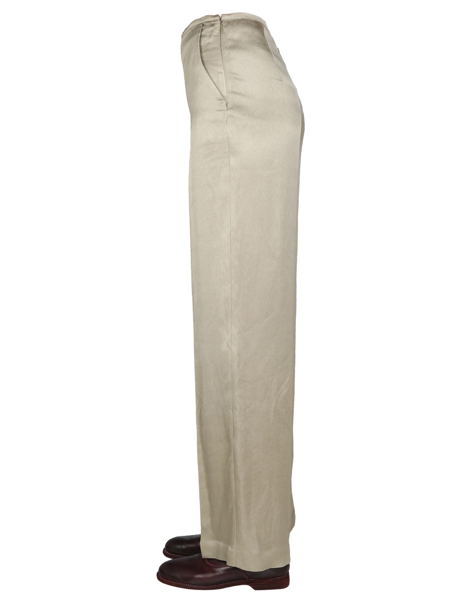 ALYSI Viscose Blend Satin Pants