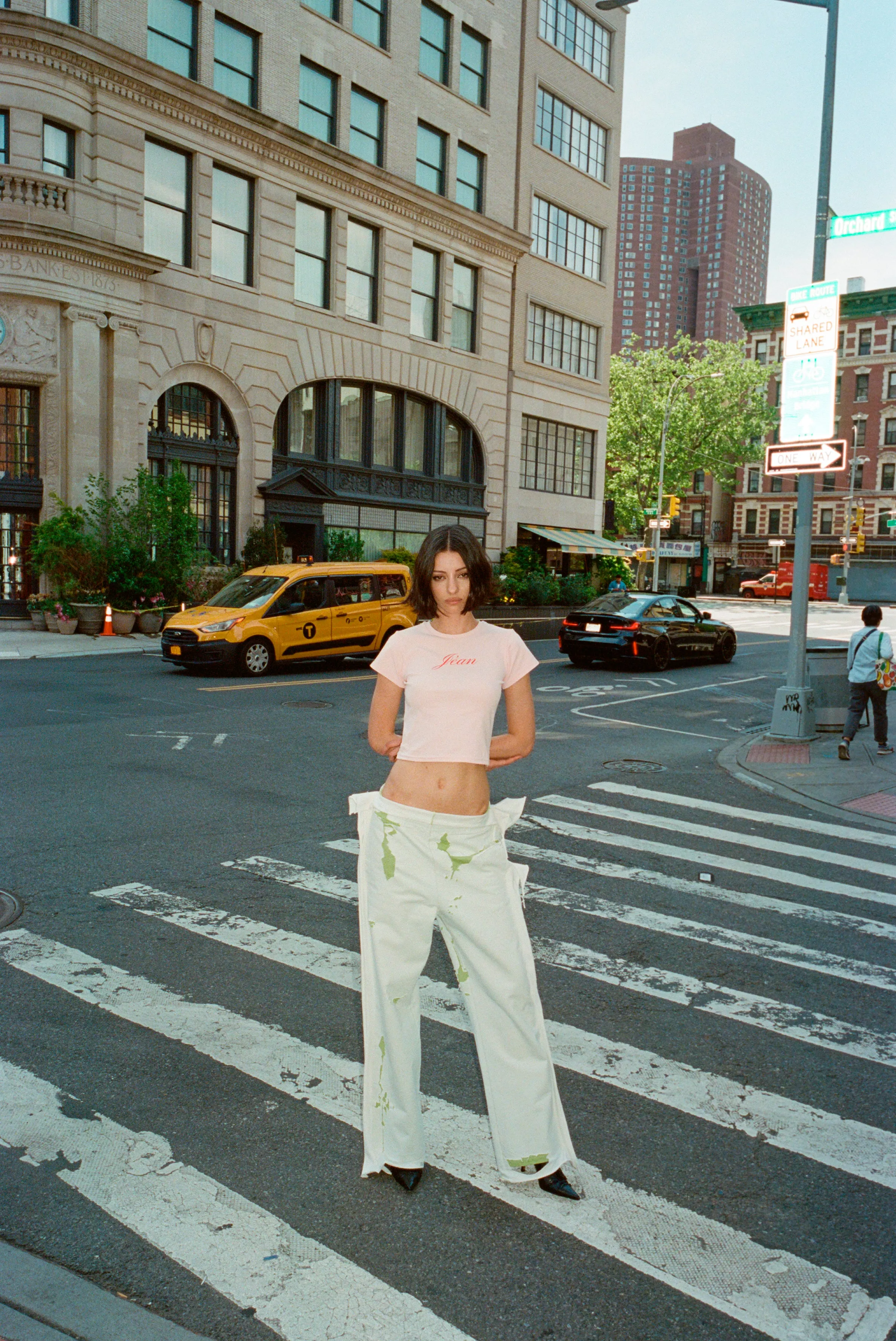 Baby Pink Jean Tee