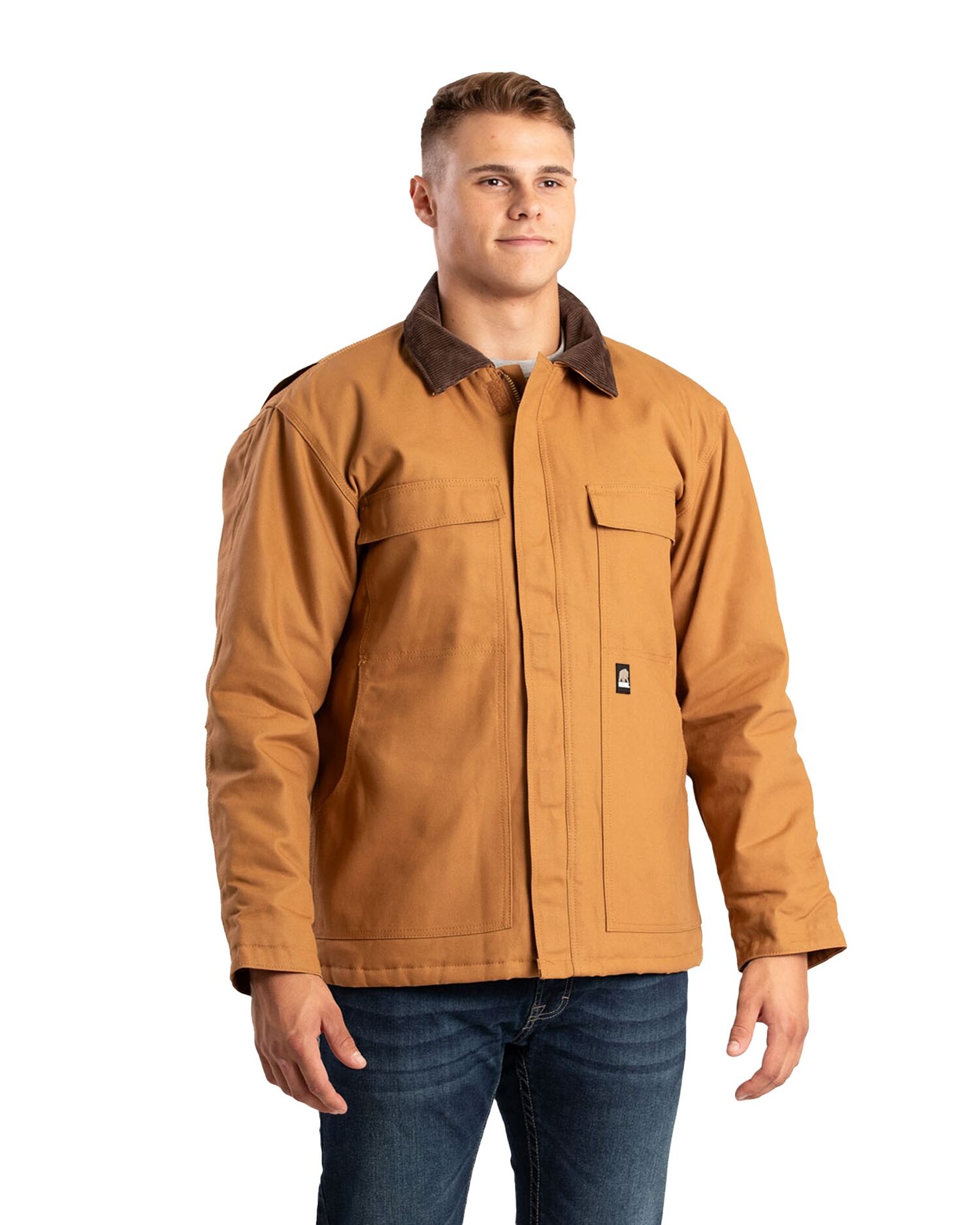 Berne Original Chore Coat in Brown Duck