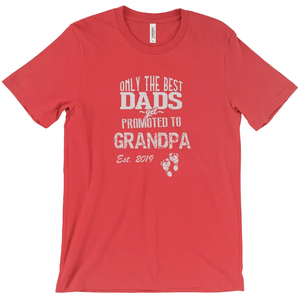 Best Dads Promoted to Grandpa Unisex Tshirt