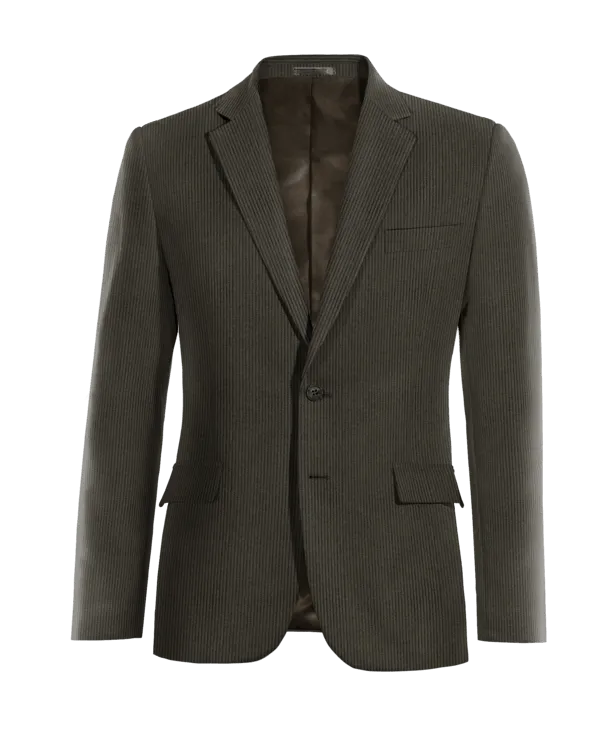  Blazer marrón de pana esencial