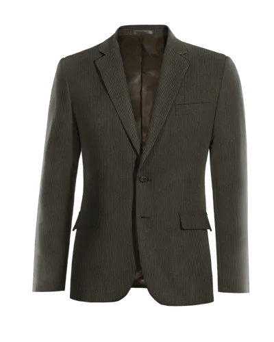  Blazer marrón de pana esencial