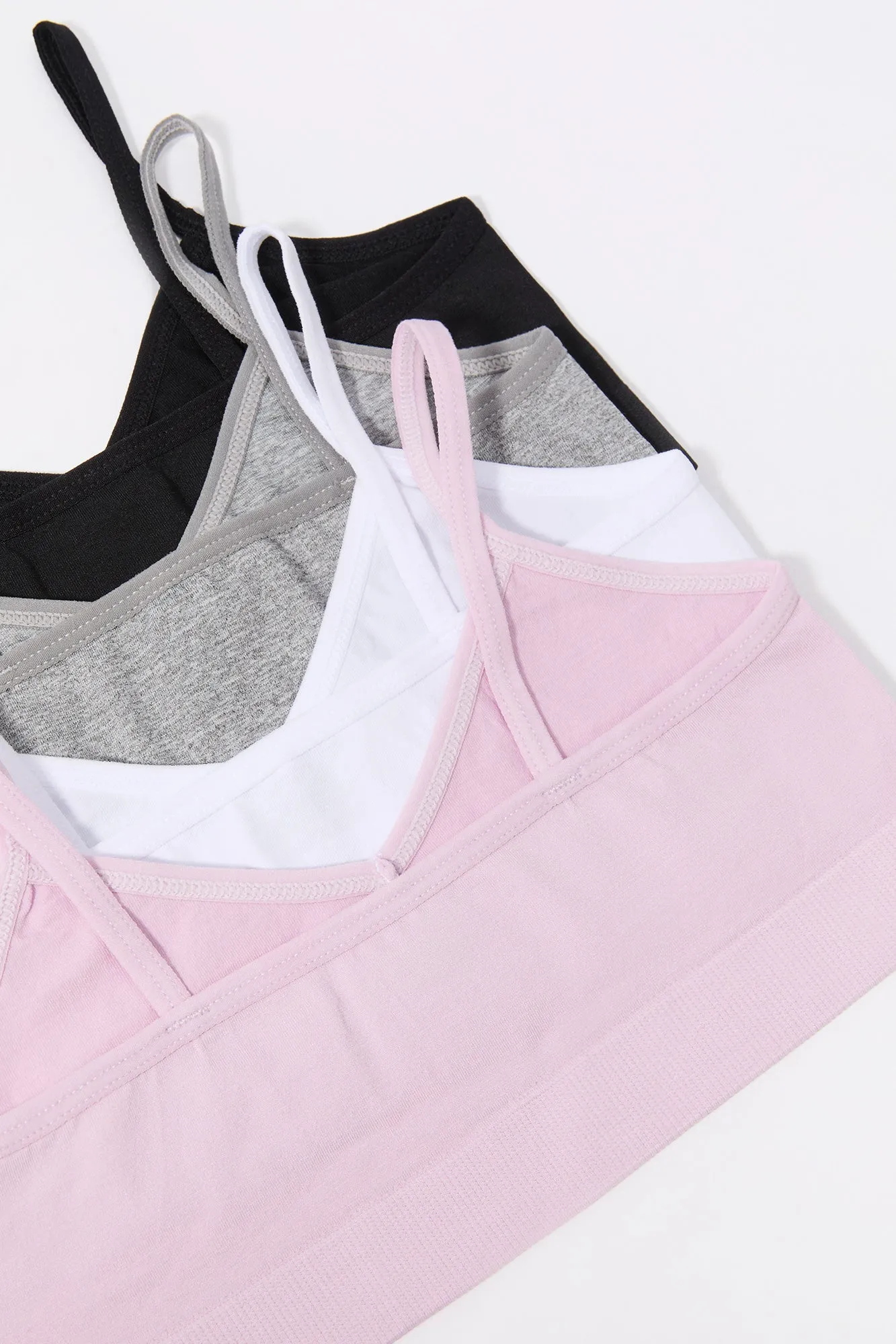 Bralette sans couture pour fille (Paquet de 4)