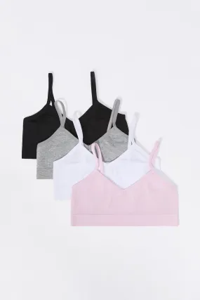 Bralette sans couture pour fille (Paquet de 4)