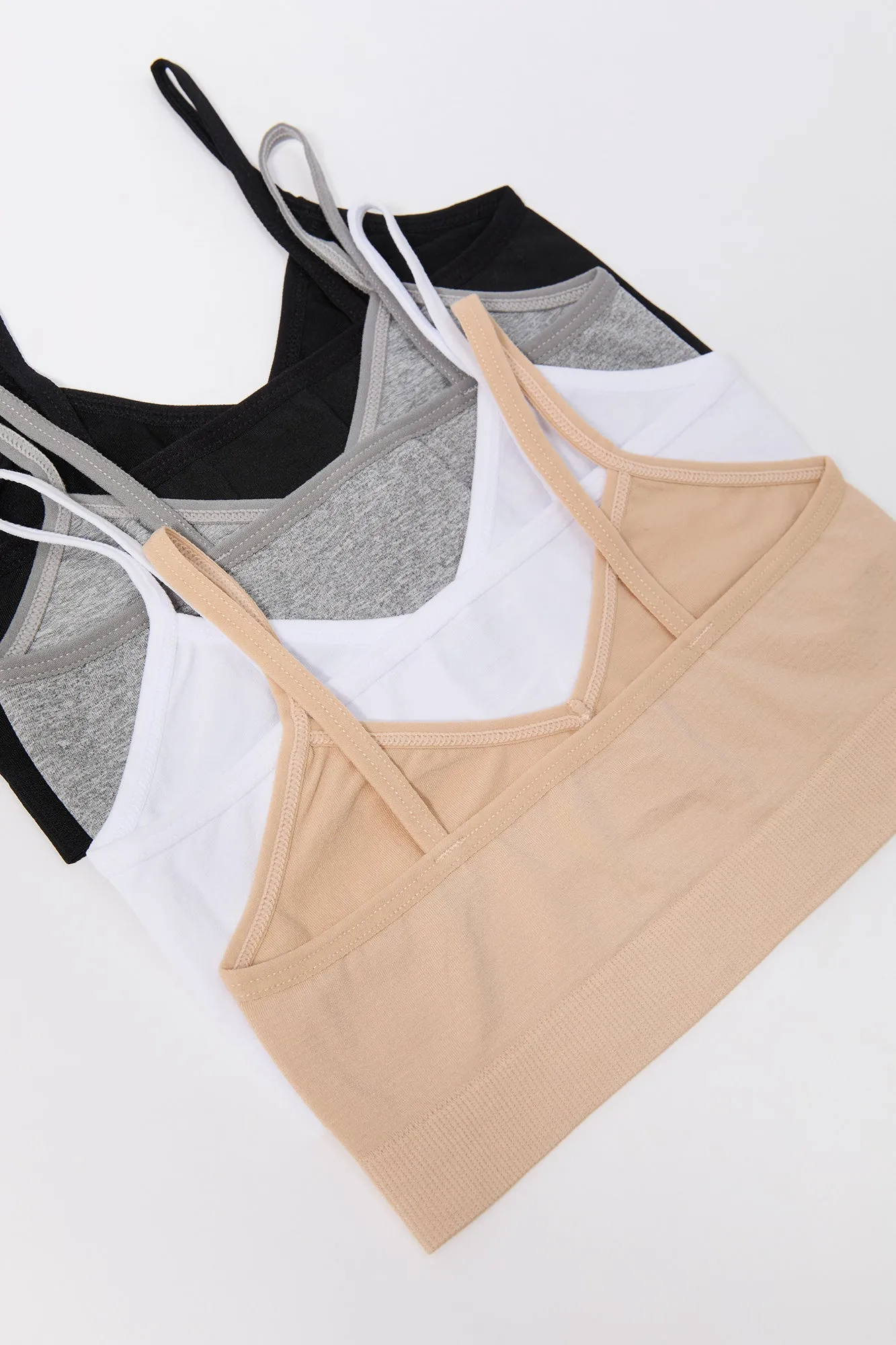 Bralette sans couture pour fille (Paquet de 4)