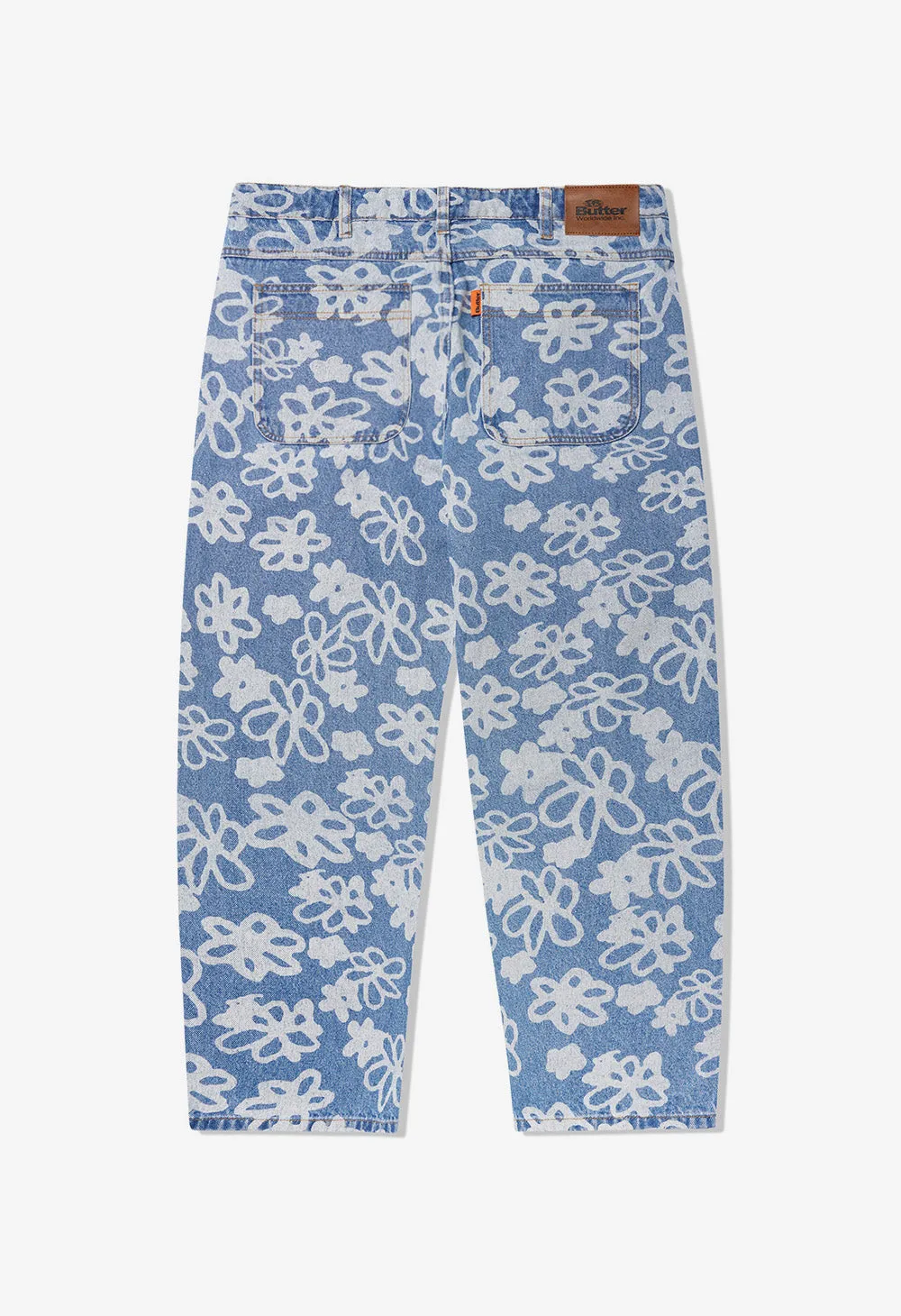 Butter Goods Floral Denim Pants.