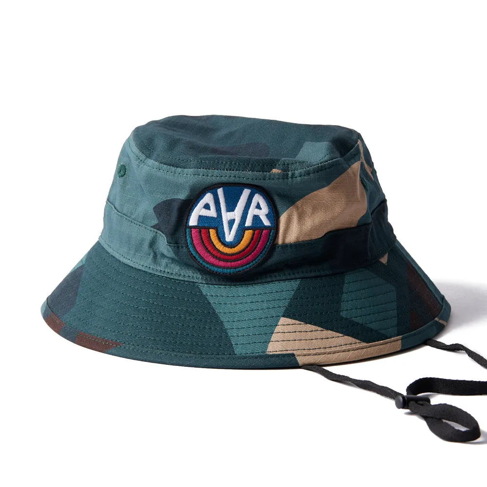 BY PARRA PEACE AND SUN SAFARI HAT // GREEN