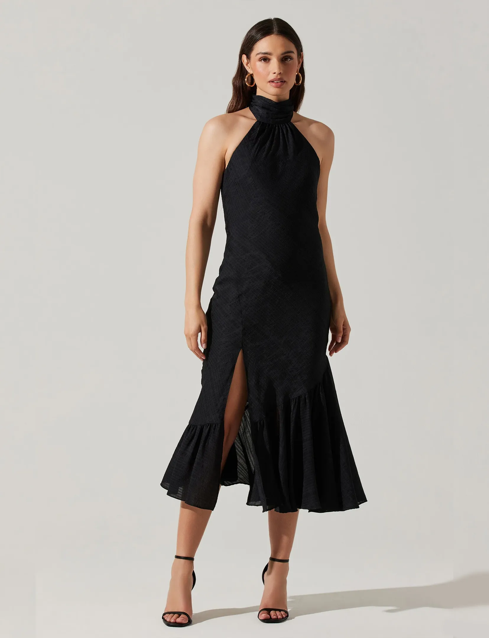 Caspia Black Dress