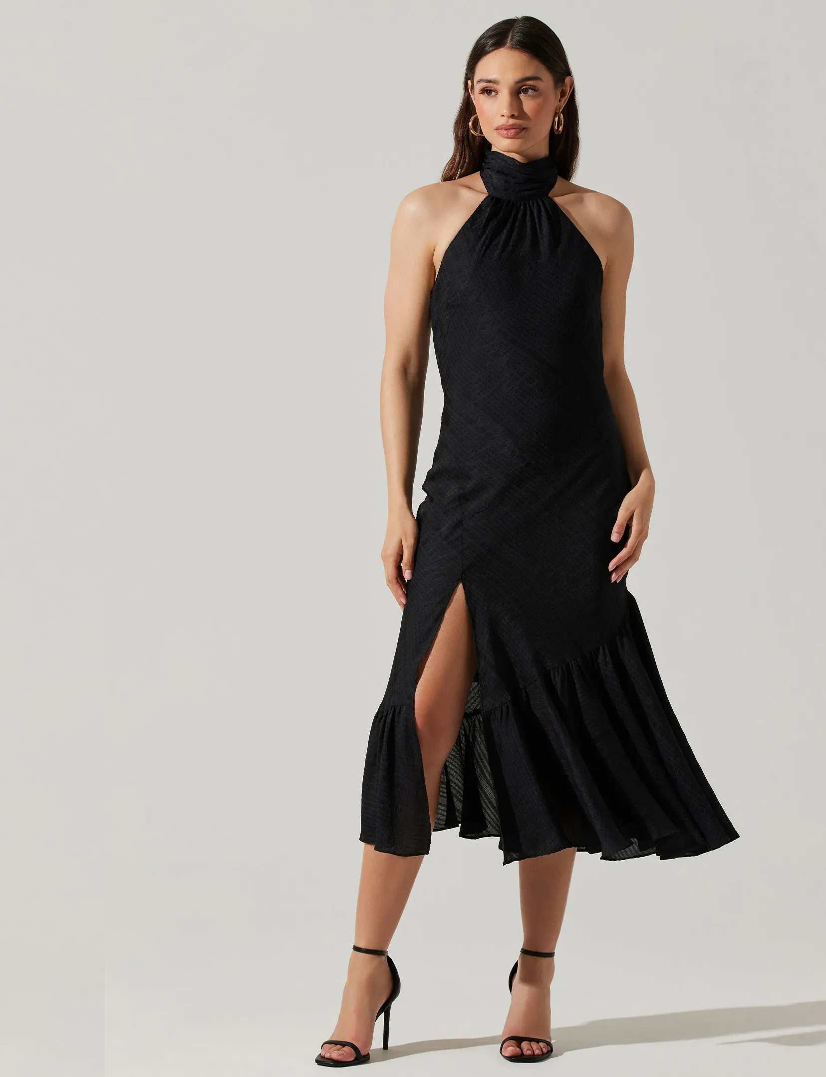 Caspia Black Dress