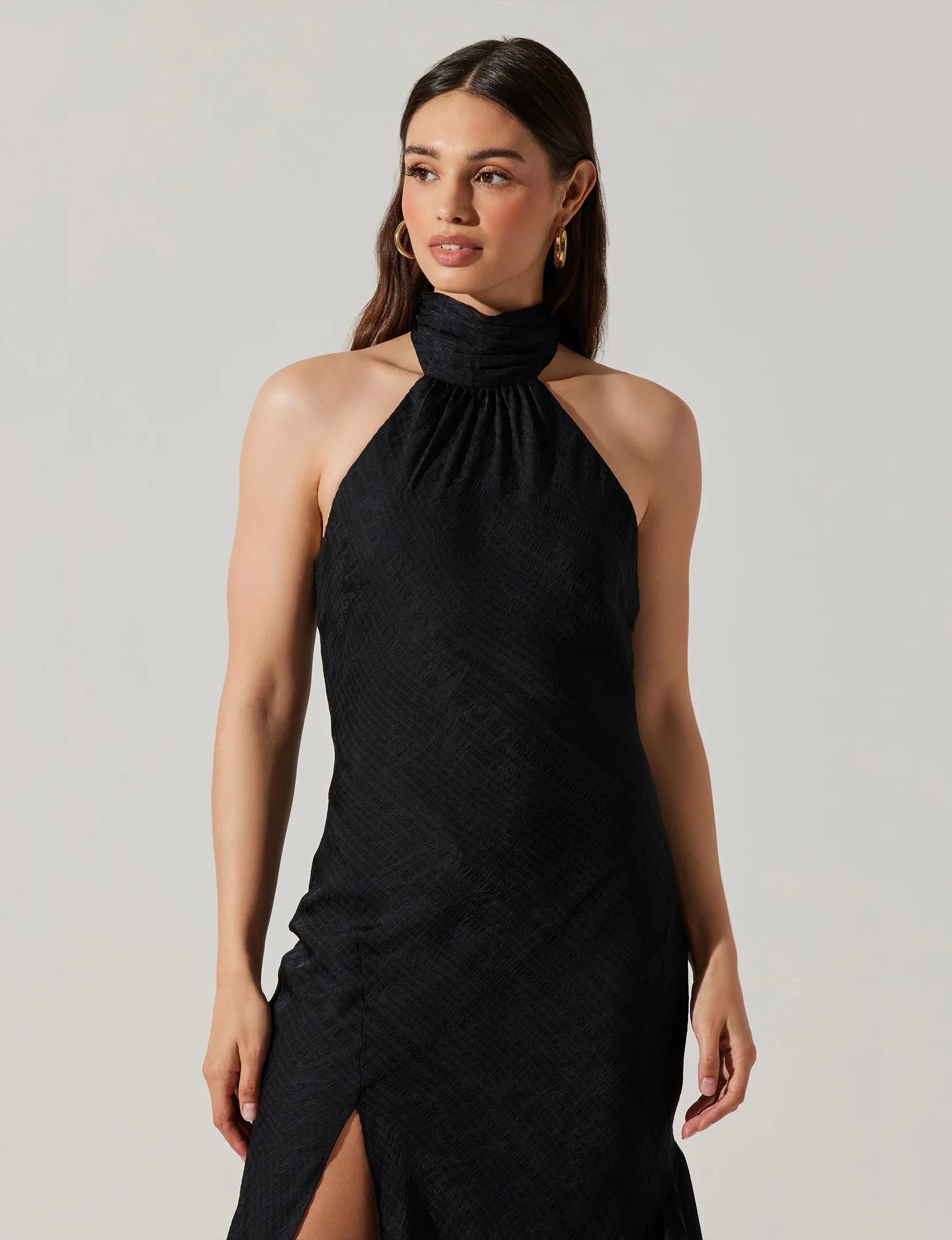 Caspia Black Dress