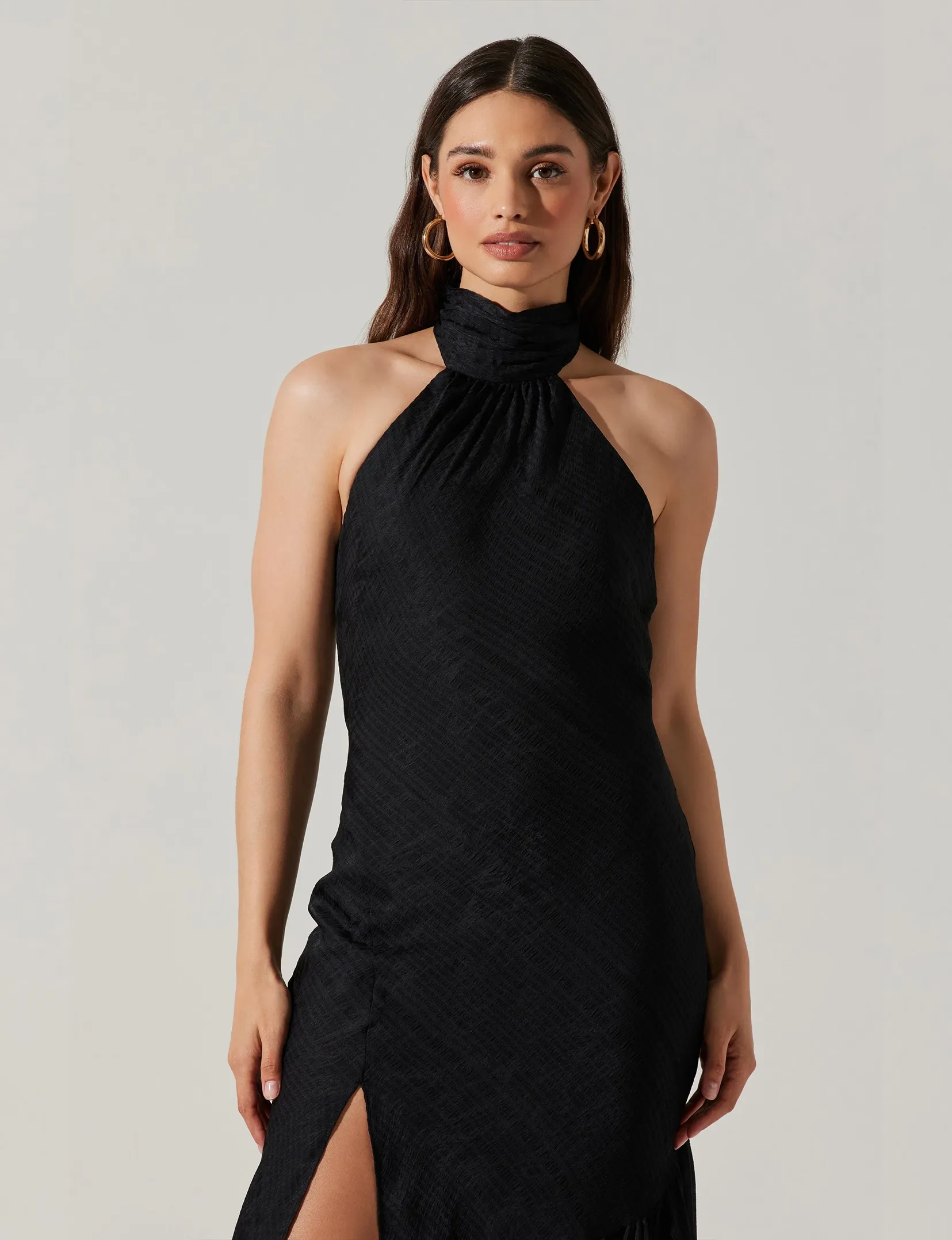 Caspia Black Dress