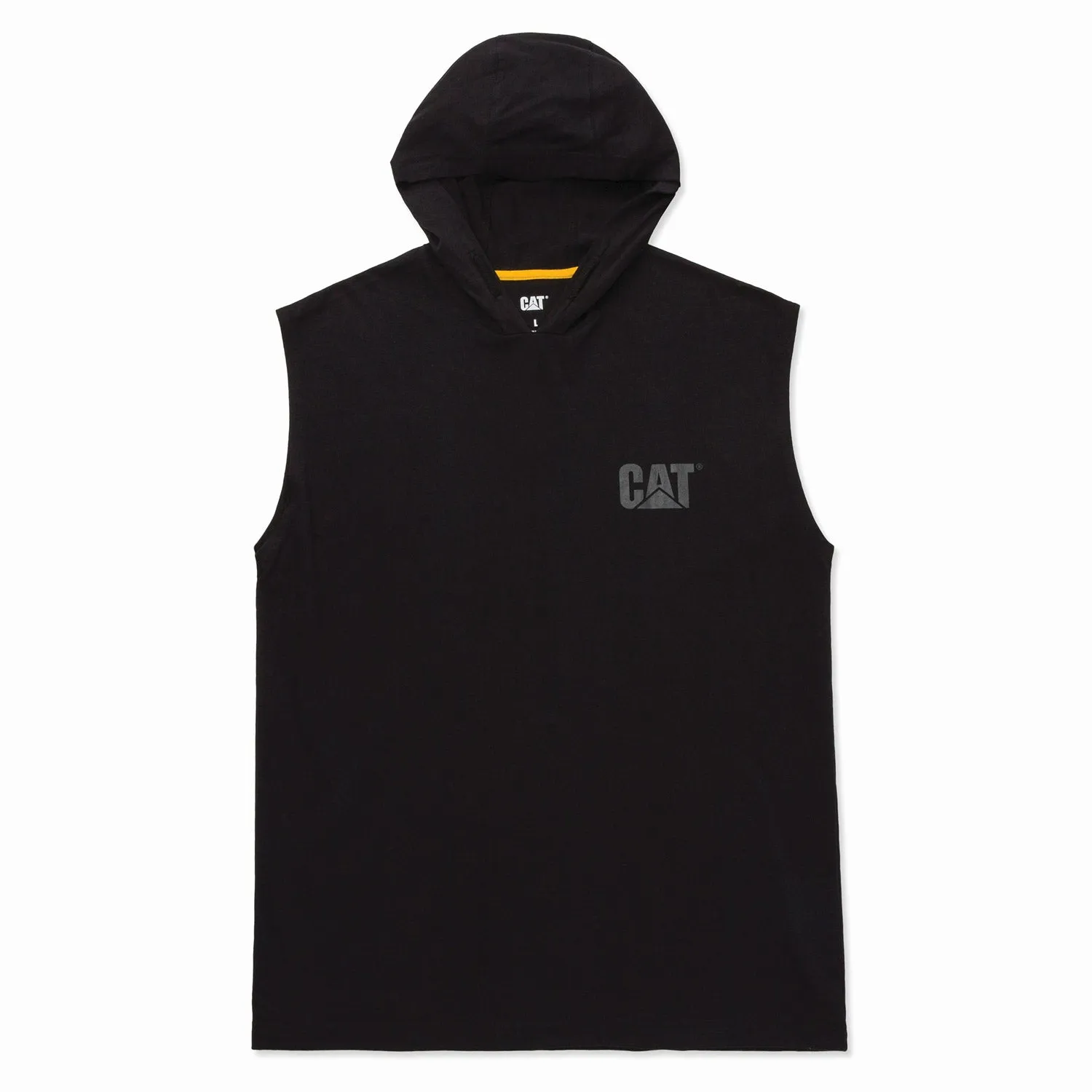 CAT Men's Hooded Sleeveless T-Shirt