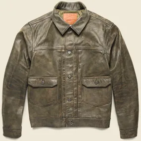 Dawson Leather Jacket - Brown