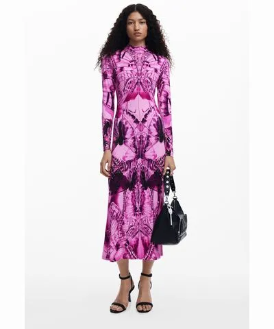 Desigual Printed midi dress