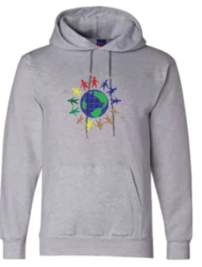 DIAMOND PATH CHAMPION POWERBLEND HOODED SWEATSHIRT