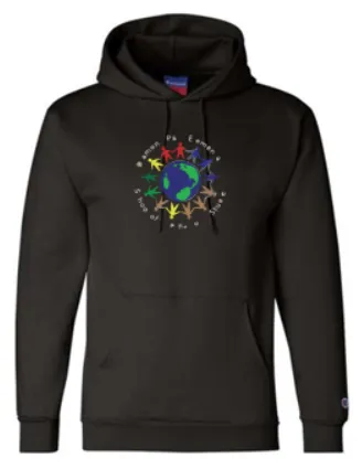 DIAMOND PATH CHAMPION POWERBLEND HOODED SWEATSHIRT