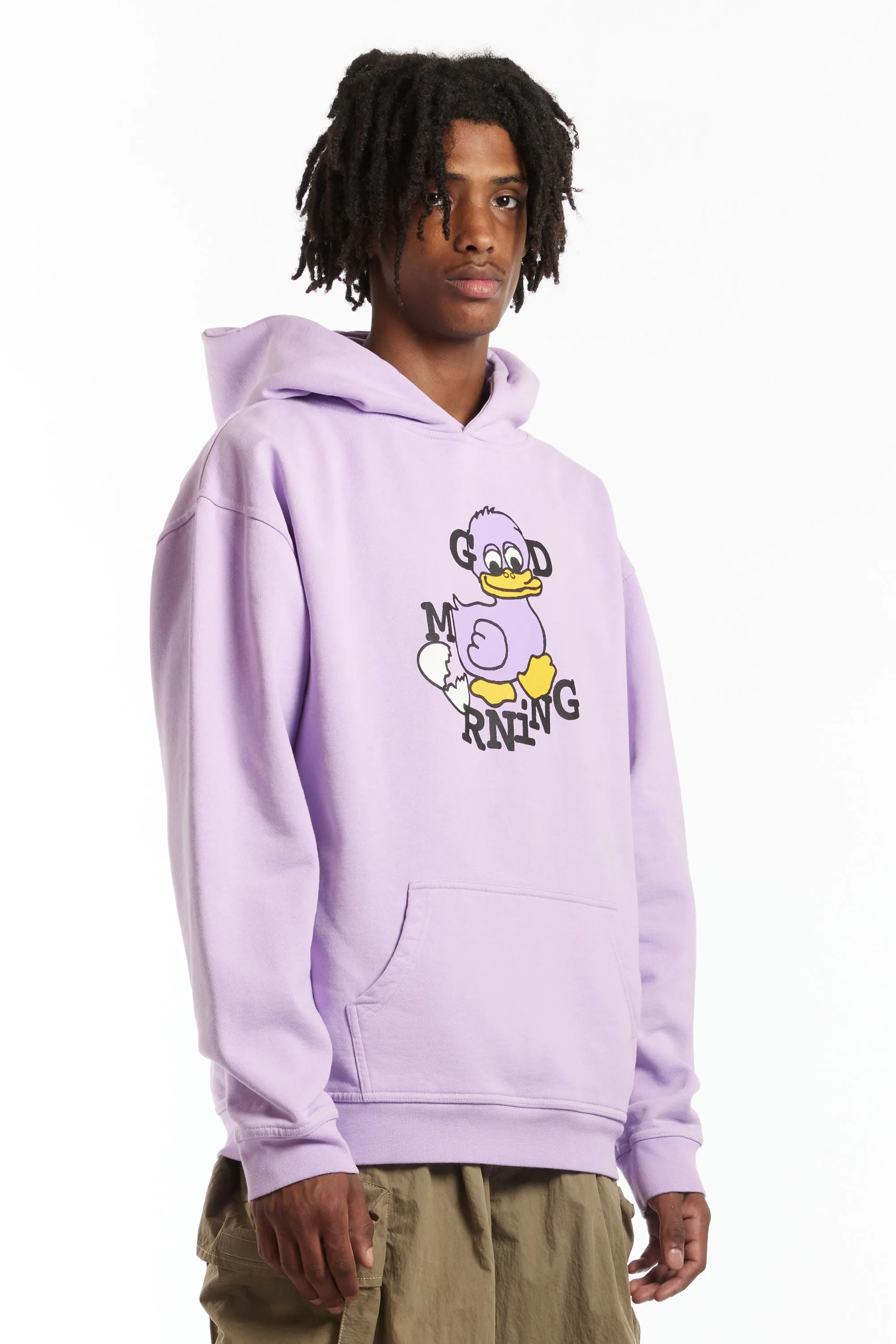 Duck Fleece Pullover Hood in the Good Morning Tapes store.