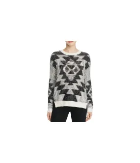 Elan Womens Aztec Knit Sweater