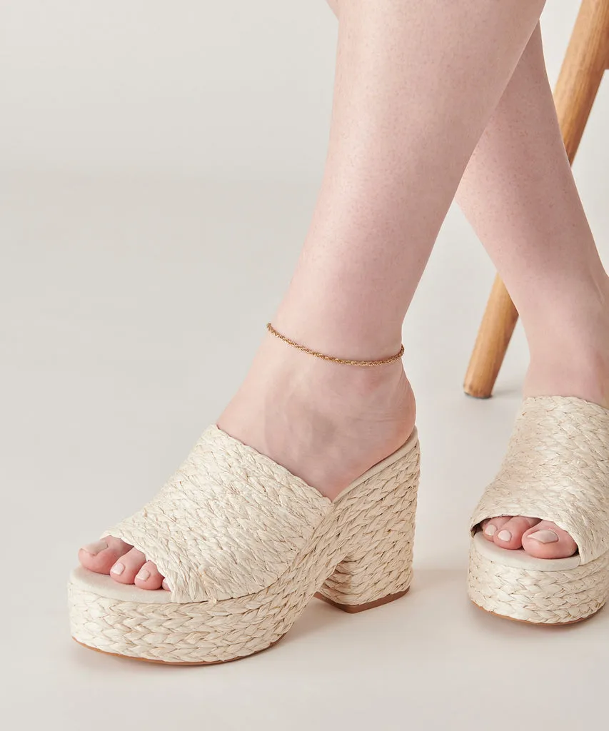 ELORA Heels Light Natural Raffia| Natural Raffia Heeled Sandals– Dolce Vita 6705522376770