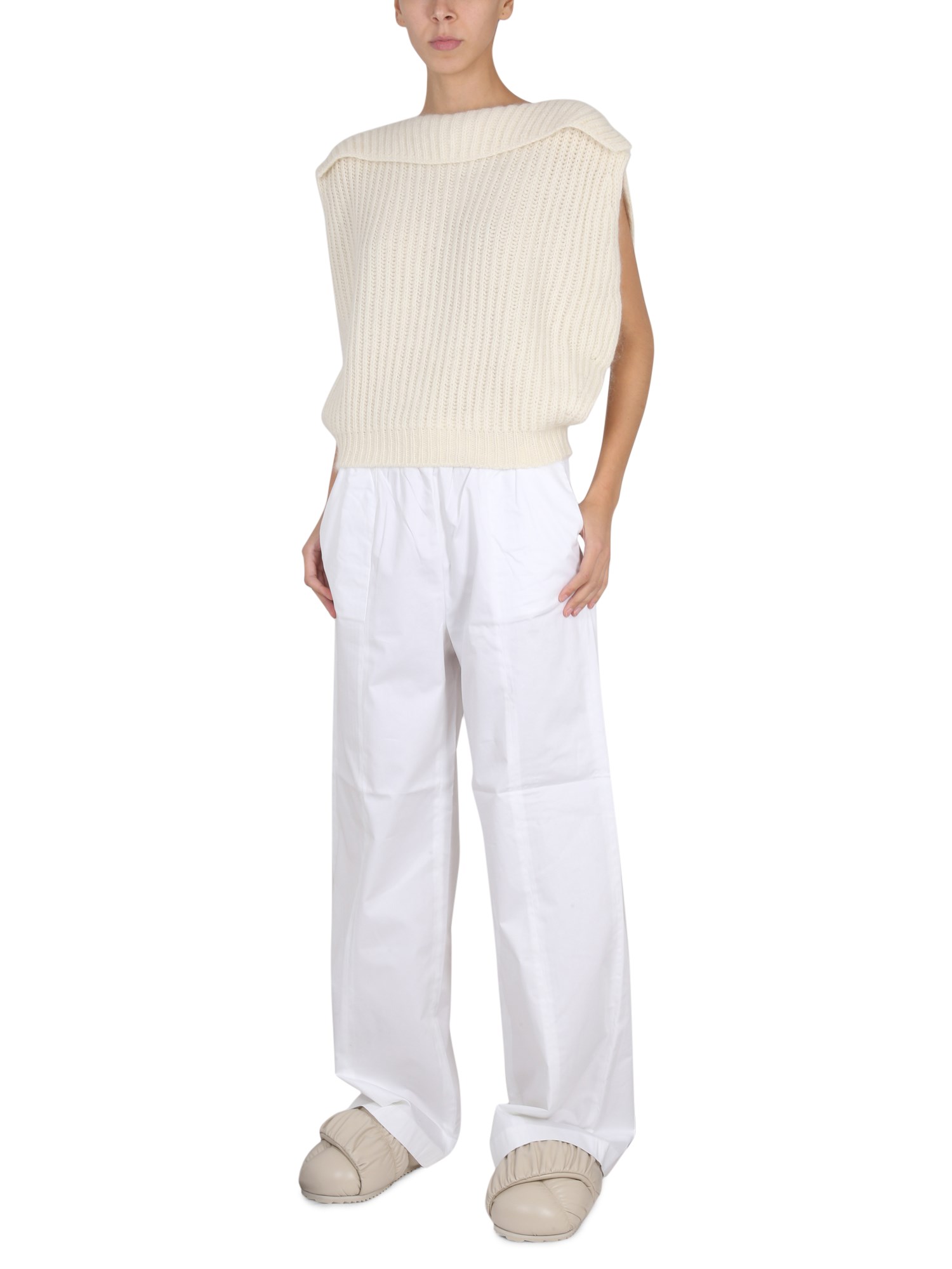 Fabiana Filippi Poplin Pants - Cotton Material