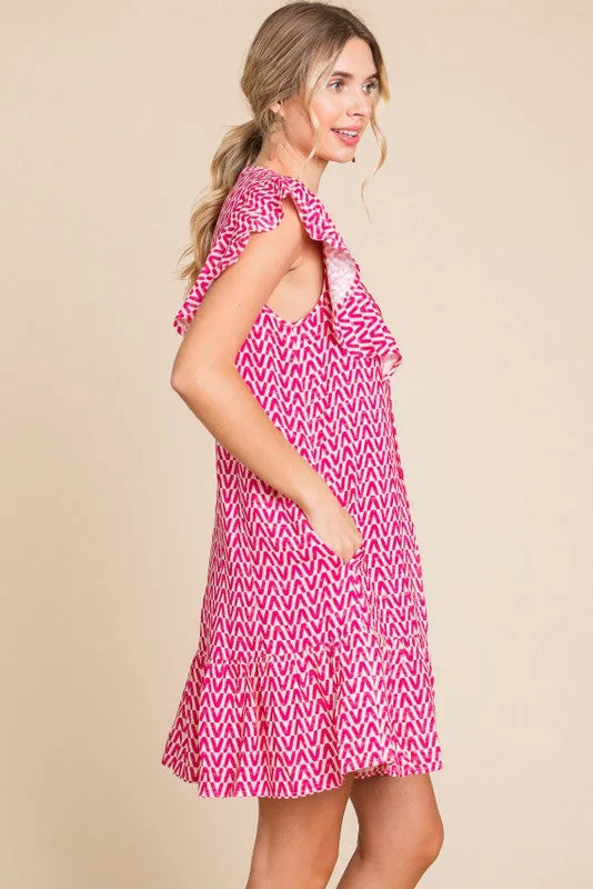 Geometric Pattern Dress