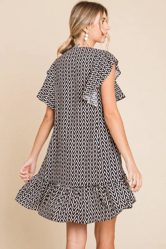 Geometric Pattern Dress