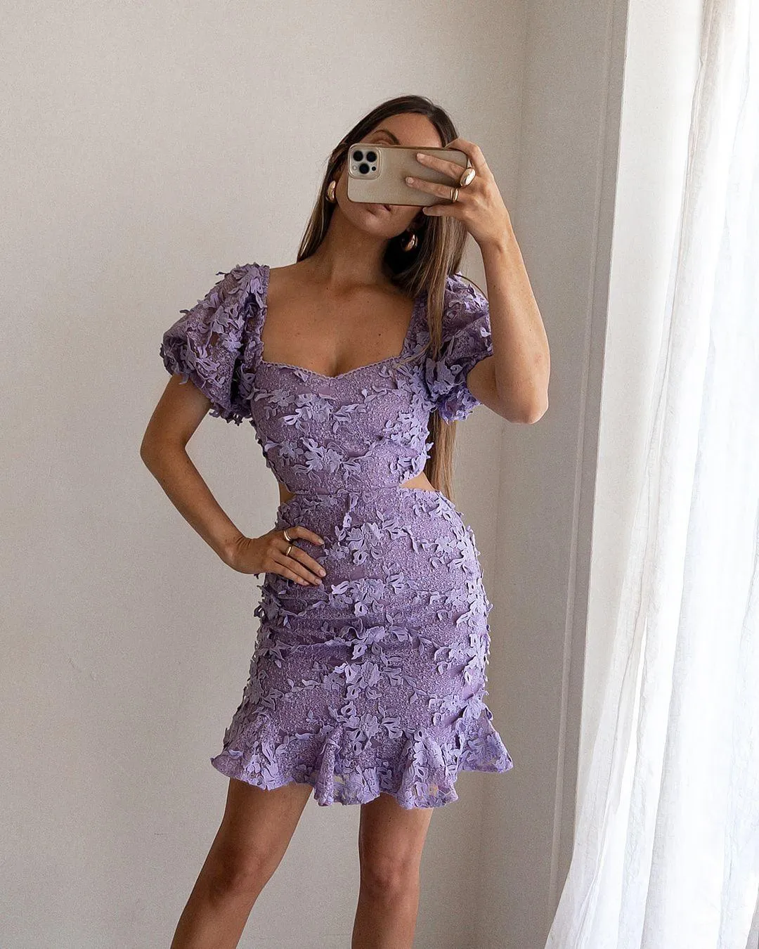 Gianna Dress - Purple