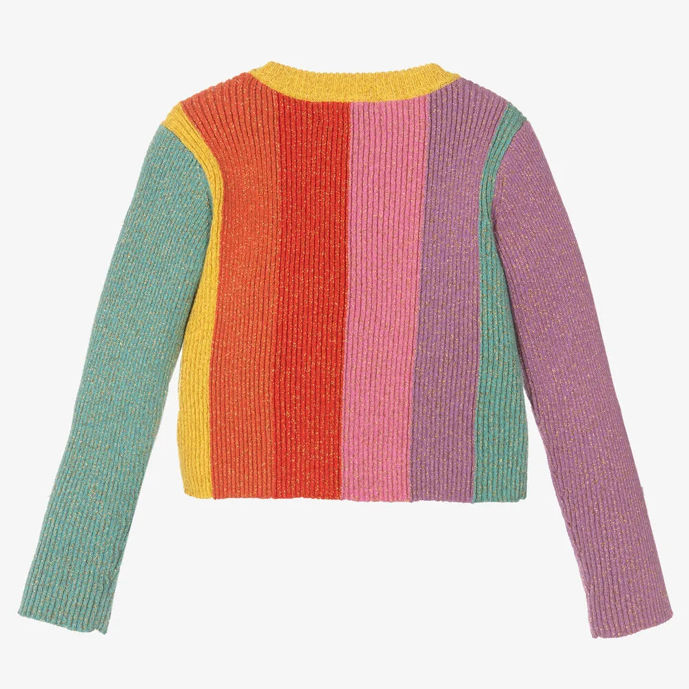 Girls Knitted Stripe Sweater