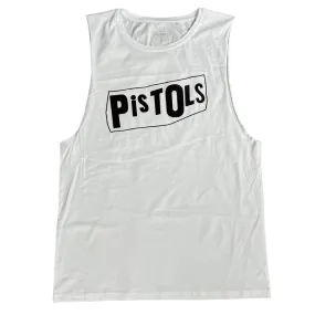 Google Optimization Result: White Pistol Muscle Tee