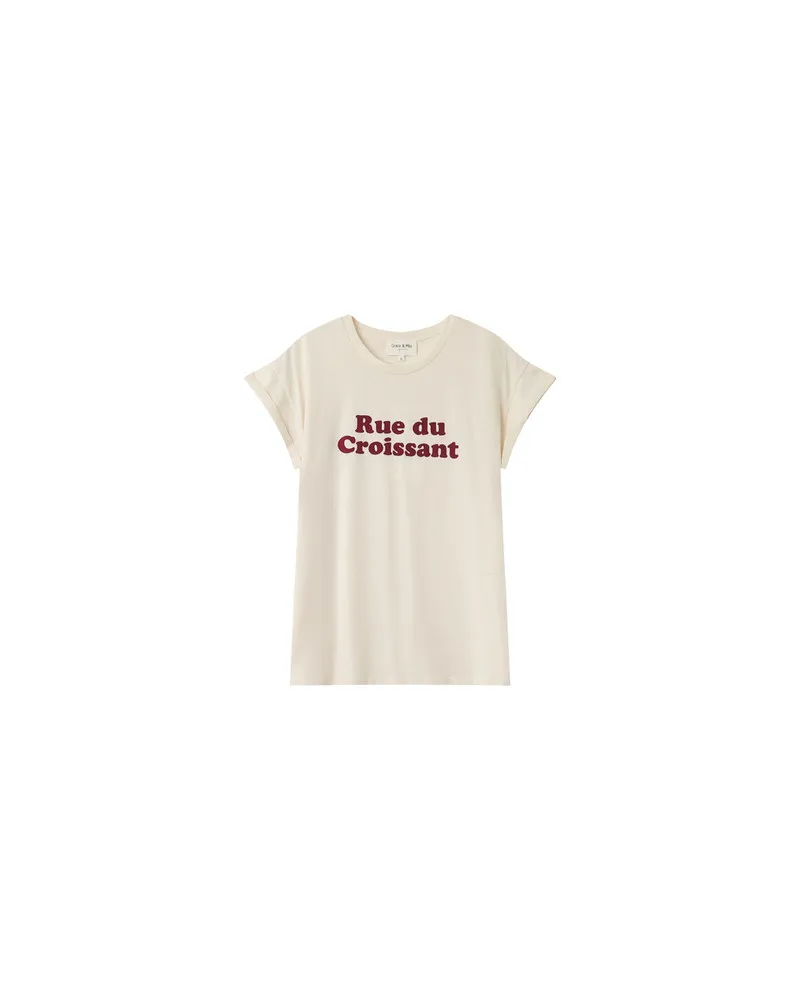 Grace and Mila – Beige Rue du Croissant TShirt