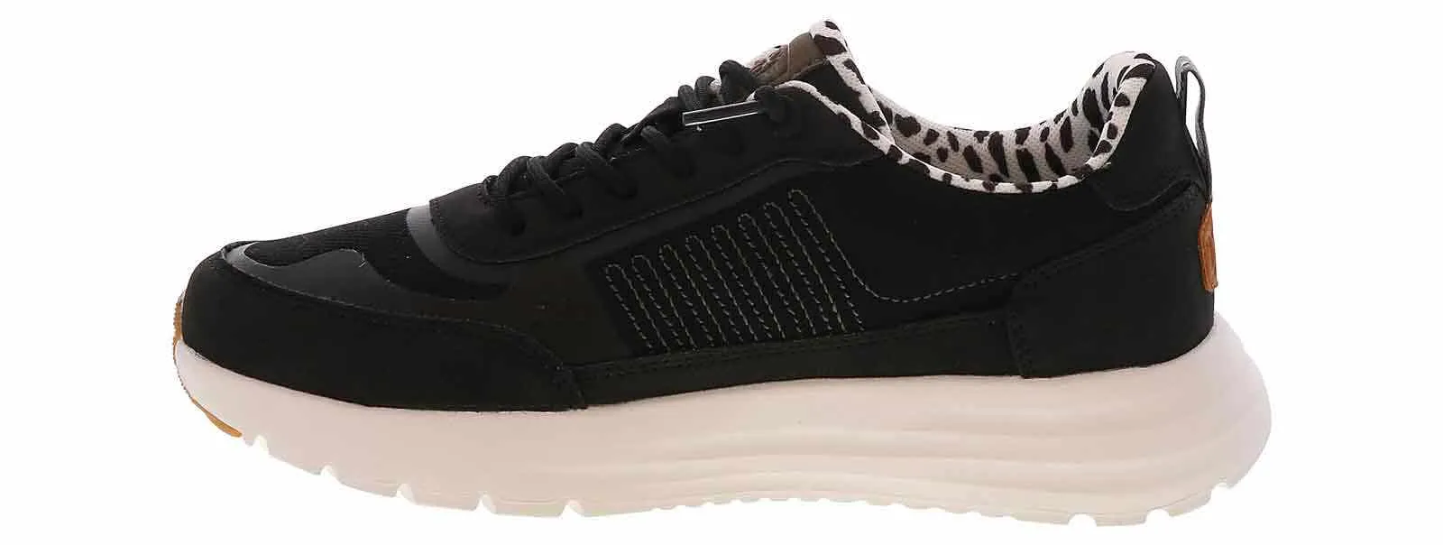 HEYDUDE Sirocco Alta Black Women’s Casual Sneaker