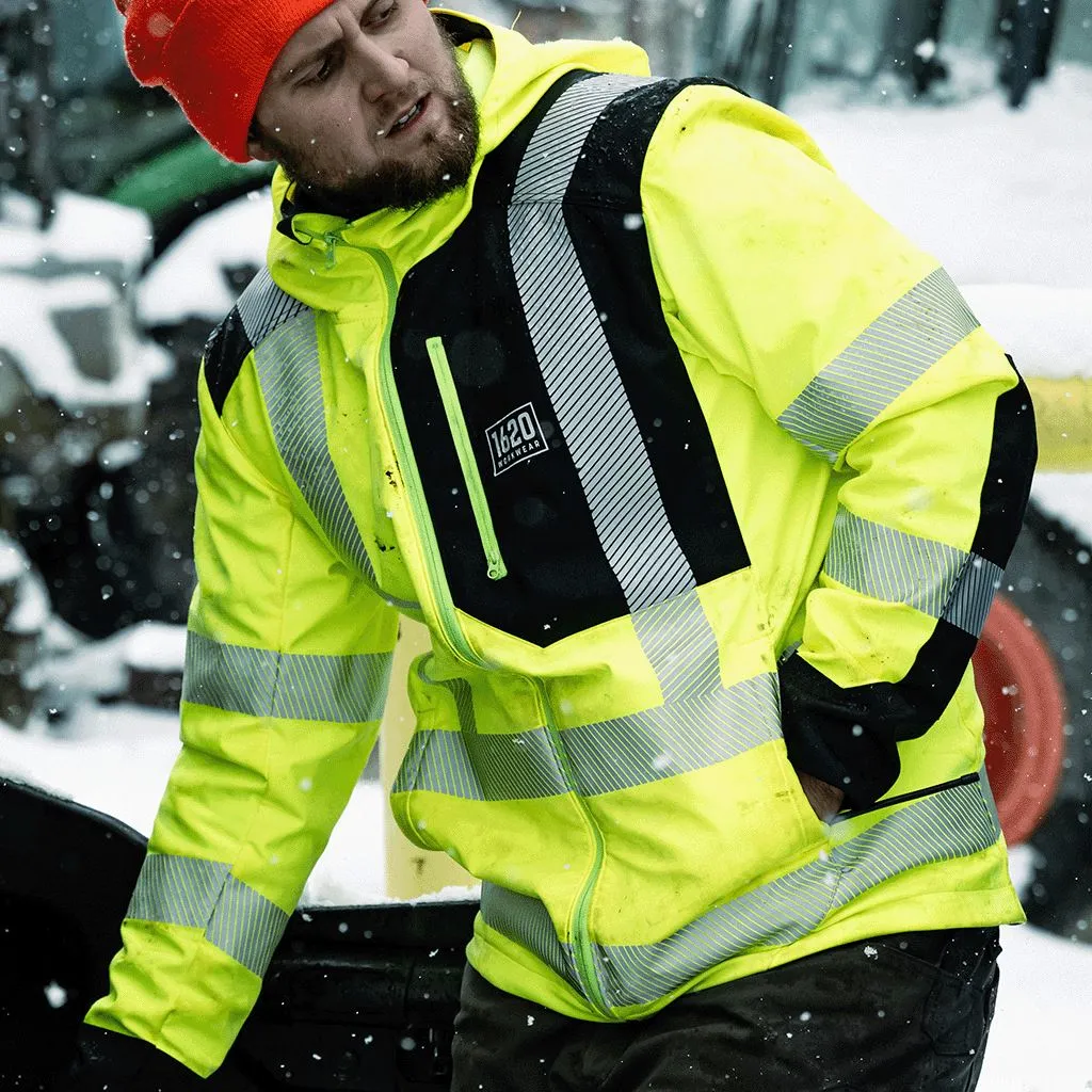 Hi Vis Softshell Work Jacket