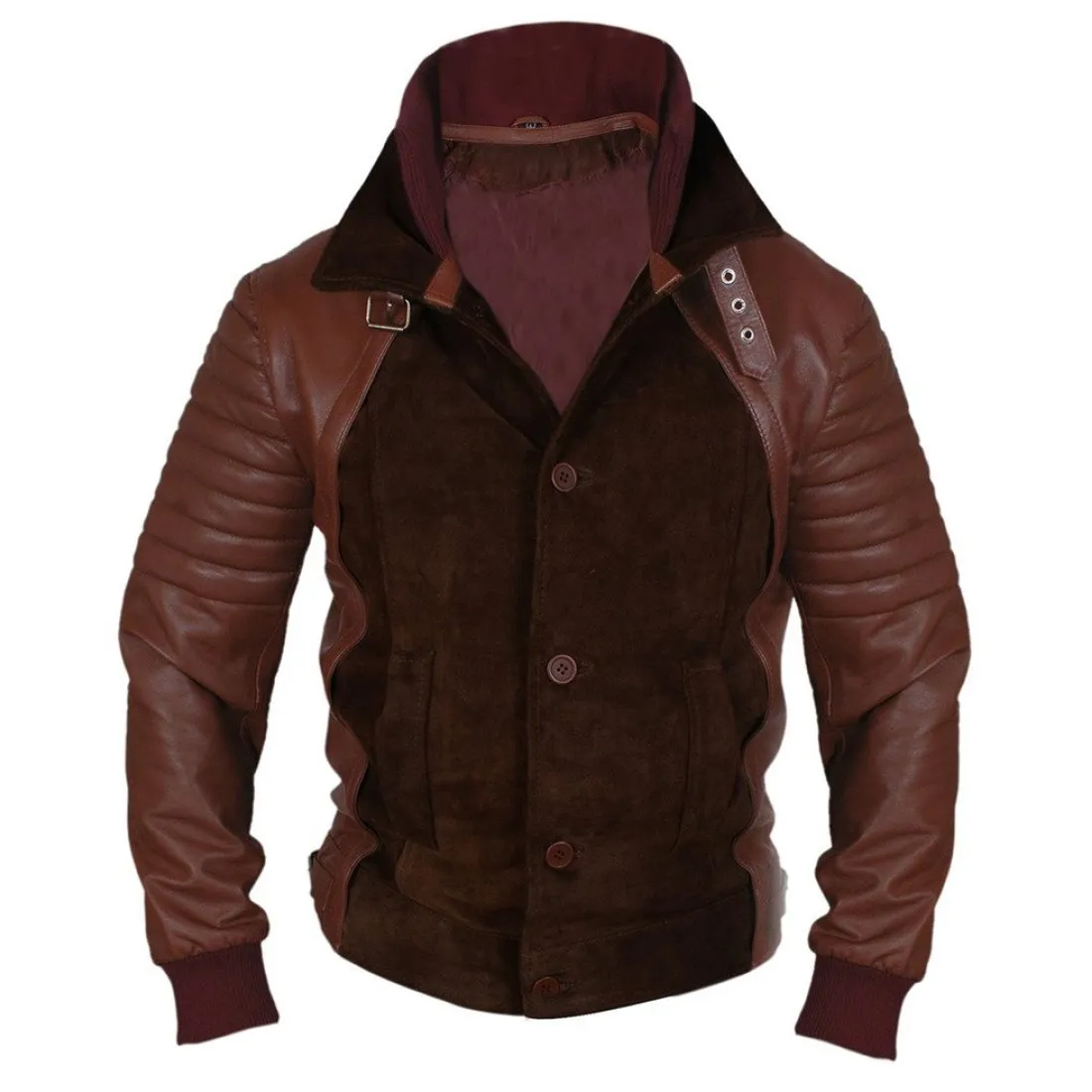 Horns Daniel Radcliffe (Ig Perrish) Brown Quilted Style Jacket - Famous Jackets