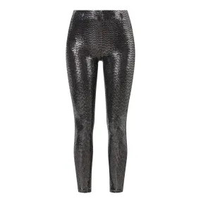 ISABEL MARANT Joshua Textured Leggings - Black