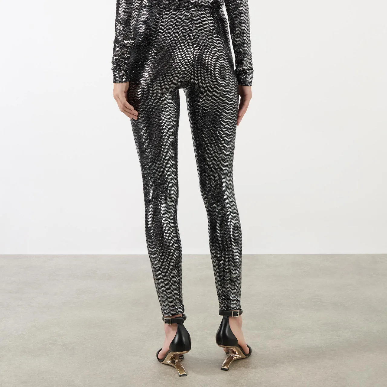 ISABEL MARANT Joshua Textured Leggings - Black