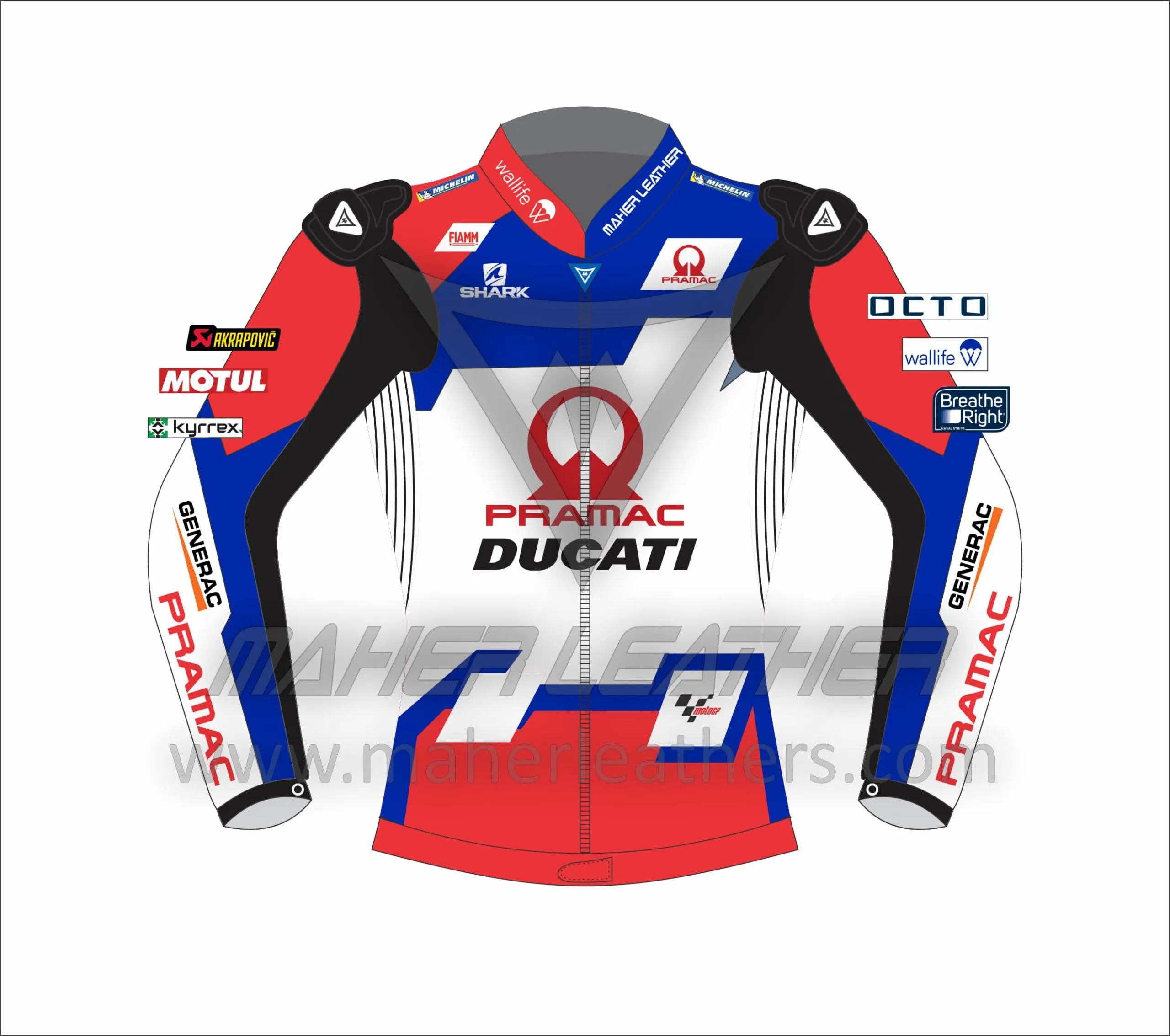 Jorge Martin Ducati motorbike jacket 2022