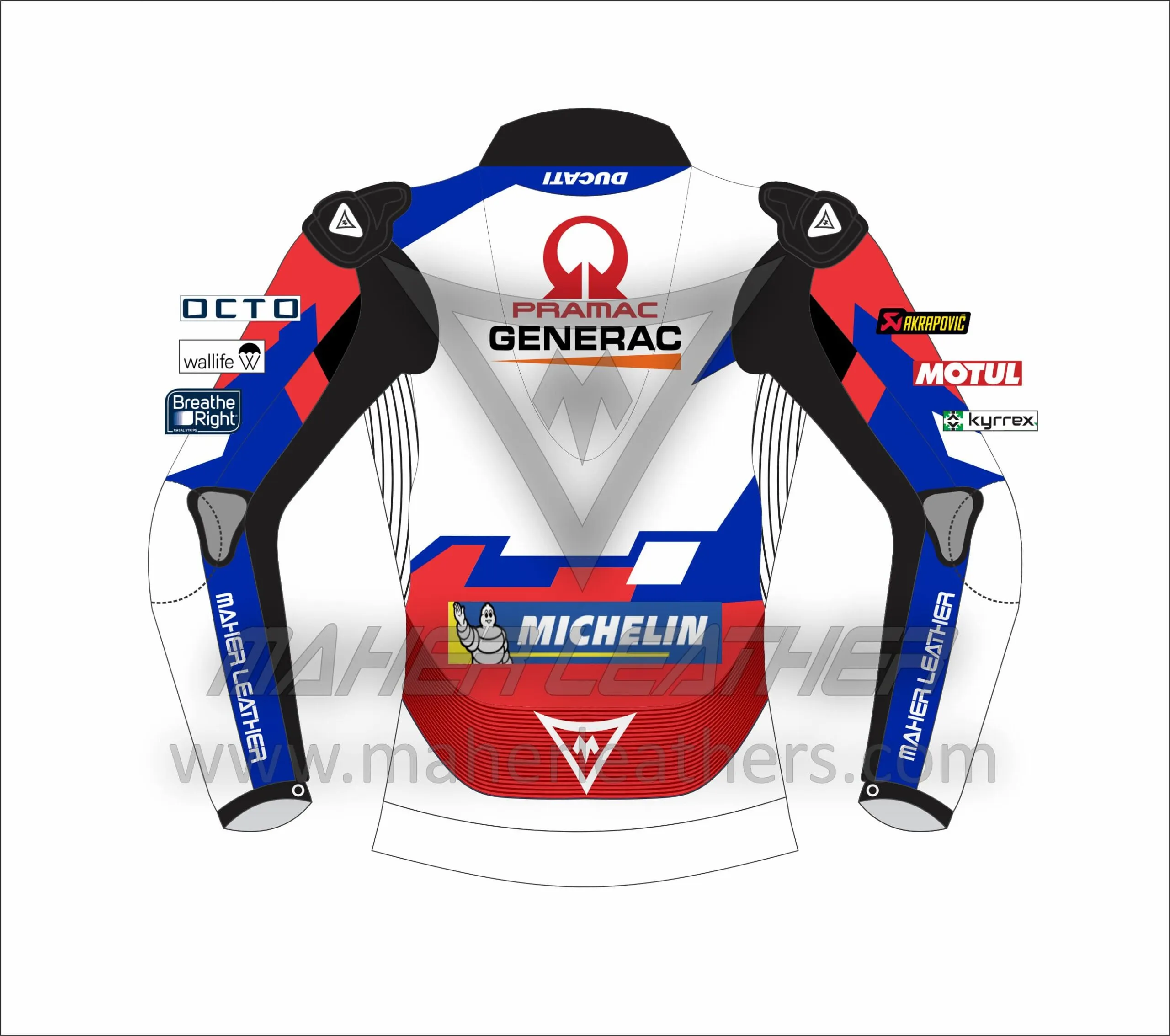 Jorge Martin Ducati motorbike jacket 2022