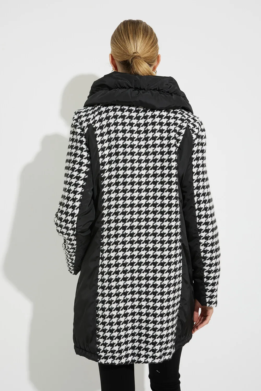 Joseph Ribkoff Houndstooth Print Coat Style 224921