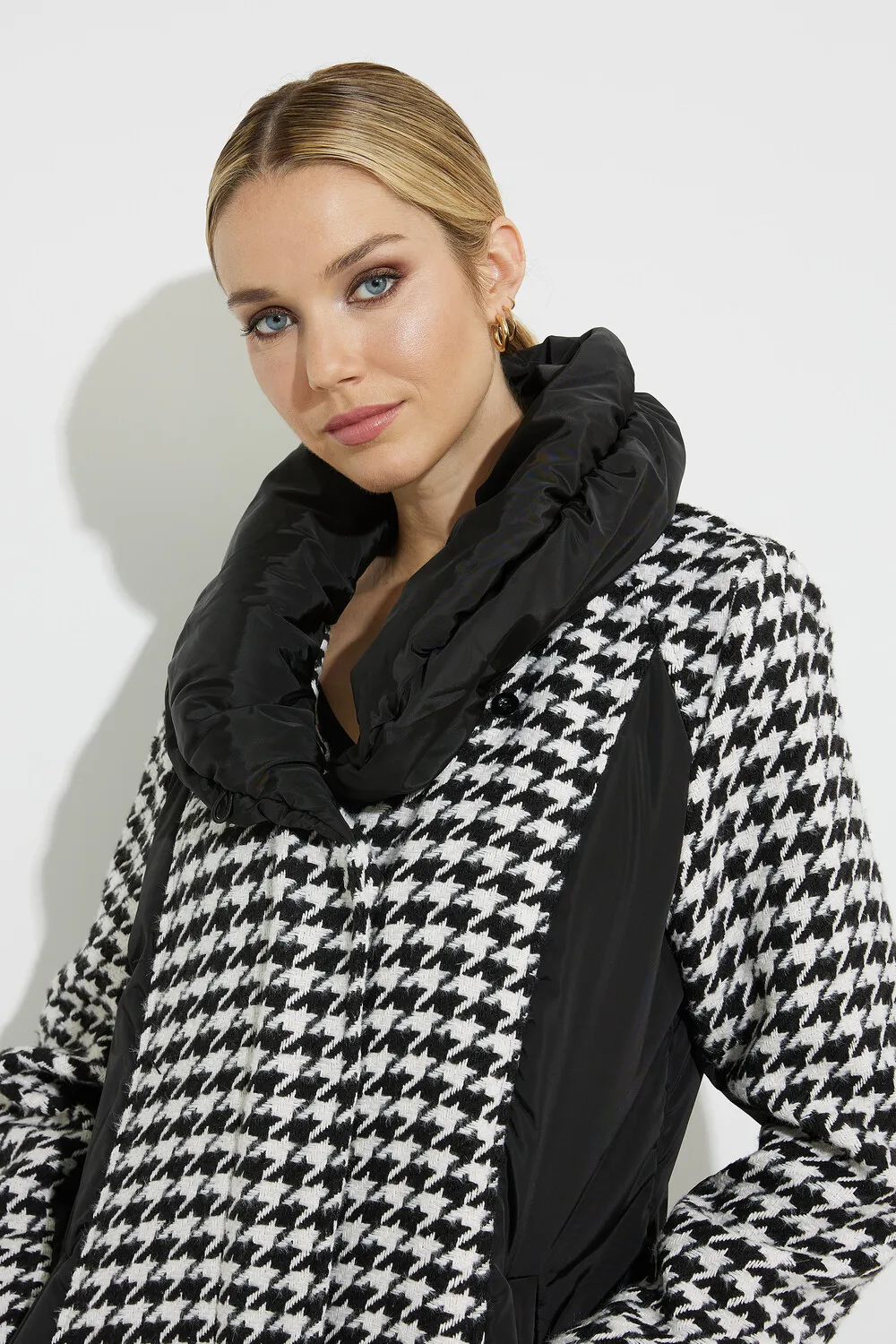 Joseph Ribkoff Houndstooth Print Coat Style 224921