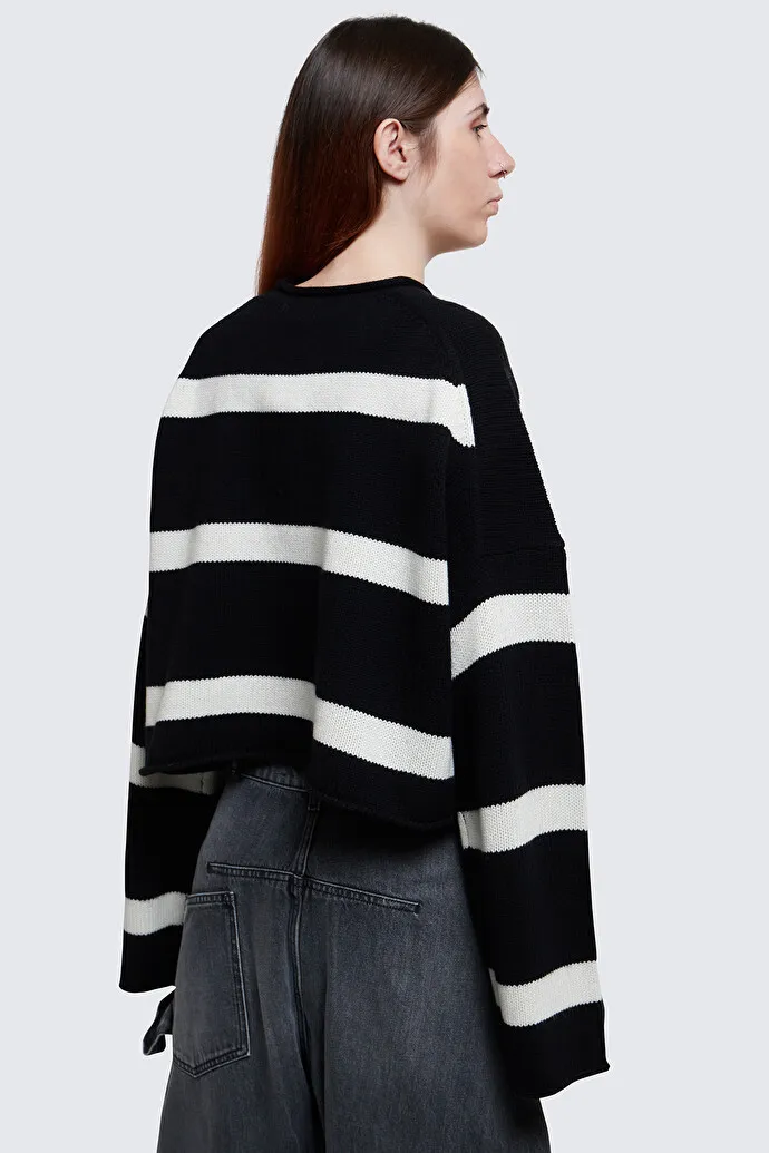 JW Anderson | Striped Casual Style Street Style Two-tone Long Sleeved Logo