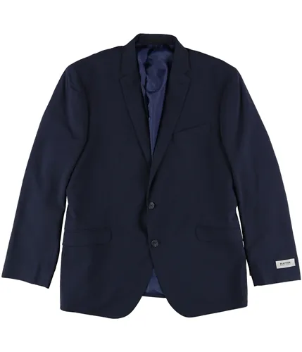 Kenneth Cole Mens Mini-Strip Two Button Blazer Jacket